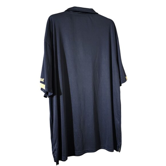 Notre Dame Fighting Irish Mens Polo Shirt 4X By Colosseum - Picture 2 of 7